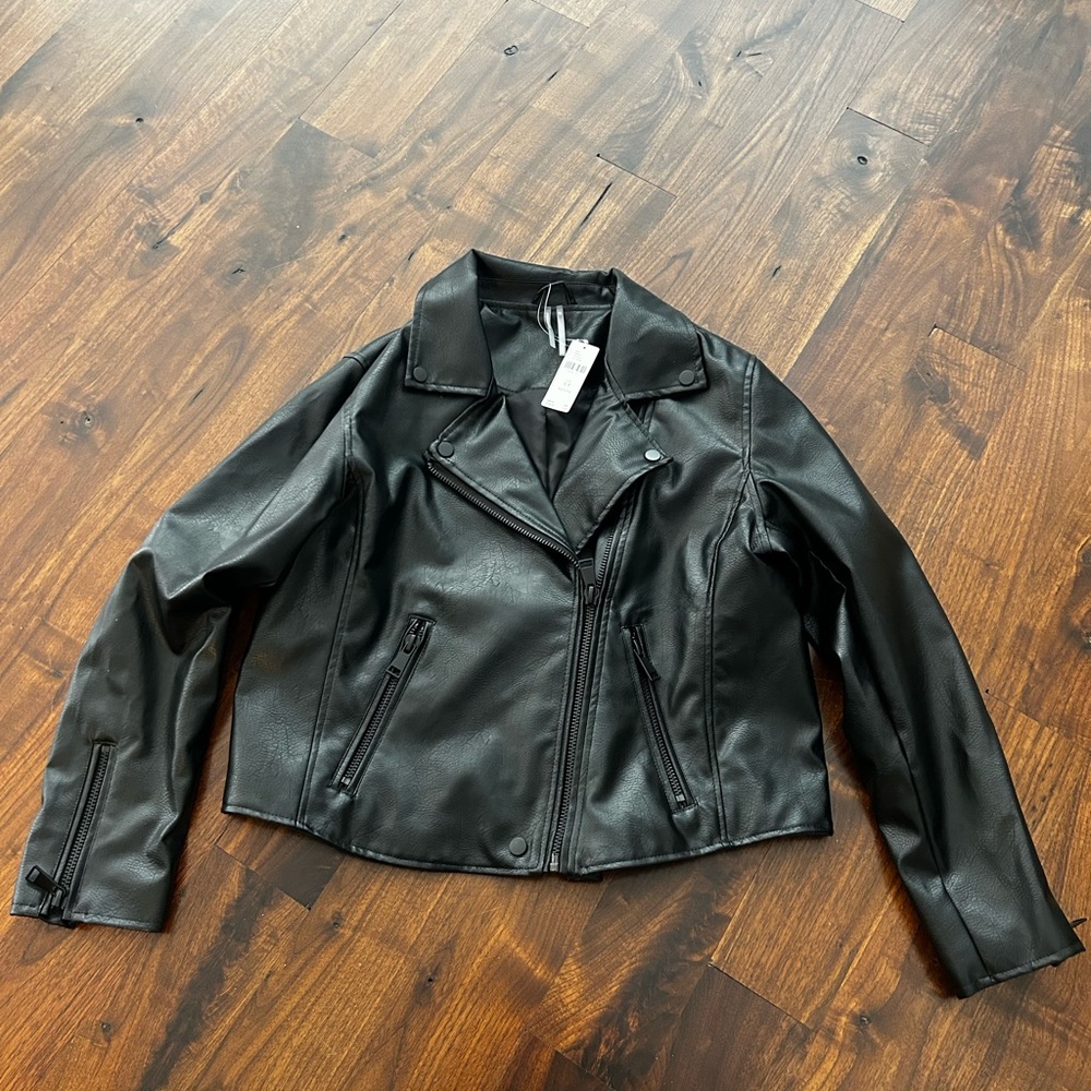 Faux Leather Jacket